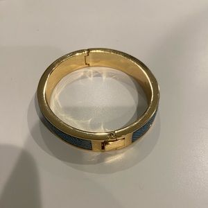 Gold and Blue Bracelet